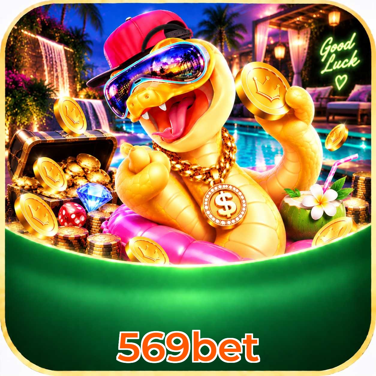 Contedo de jogos no canal Telegram 569bet